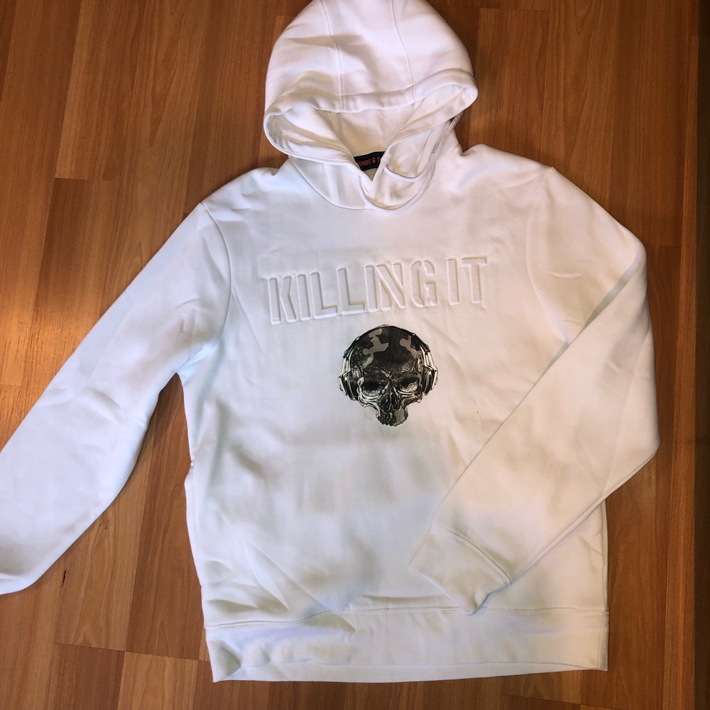 White hoodie